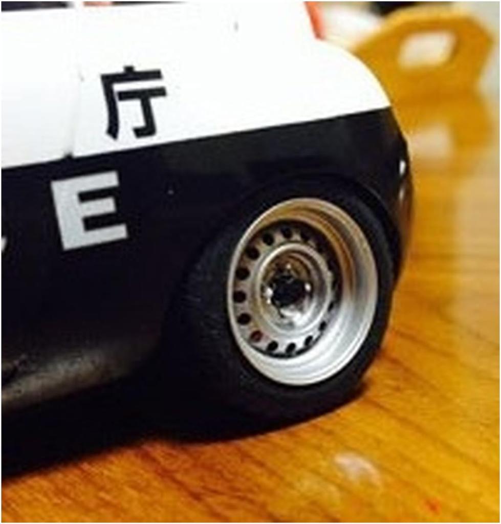 Asuka Model Orange Wheels M Steel Plastic Model Parts 1/24 OW-2