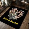 1Pc Dices Print Rug - Home Decoration Carpet For Living Room Bedroom Flooring Computer Chair Area Rug