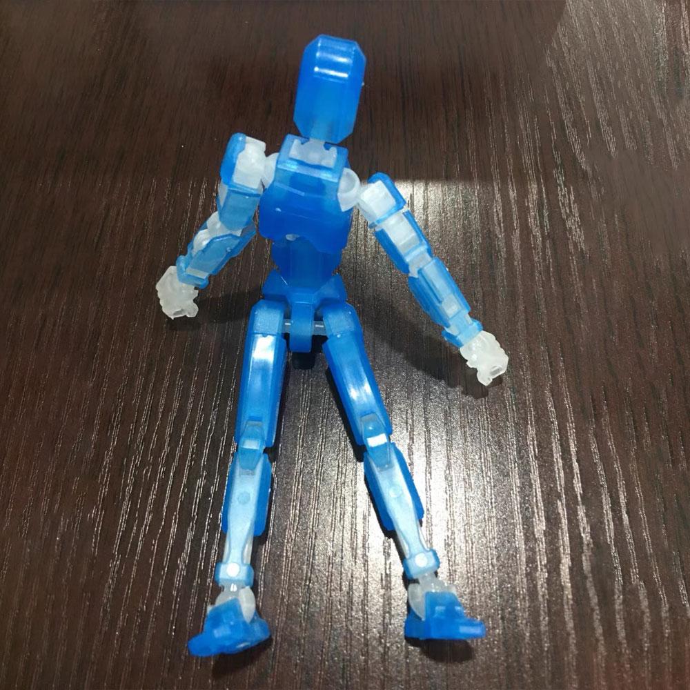 1Pc Action Figure Titan Multi-Jointed Movable Shapeshift Robot T13 Action Mannequin Character and Dog Figure Toys Gifts for Kids