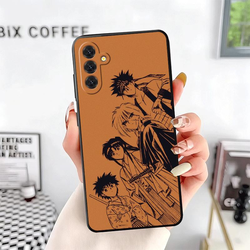 Rurouni Kenshin Anime Soft Phone Case for Samsung A17 A37 A57 A16 A26 A36 A56 A15 A25 A35 A55 A14 A24 A34 A54 A13 A23 A33 A53 A5