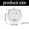 Thin Robot Cleaner with Triple Function Sweeping Scrubbing Vacuuming USB Rechargeable Battery Quiet Household Appliance
