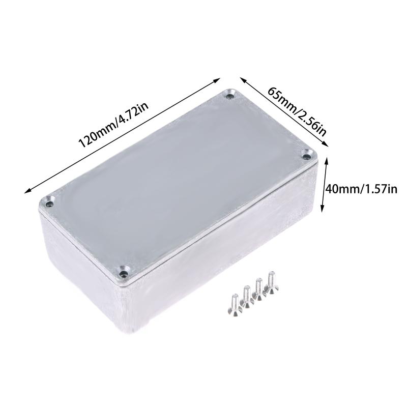 Guitar Accessories Guitar Effect Pedal Enclosure With Screws Die Cast Aluminium Box Enclosures Aluminum Stomp Box Enclosure