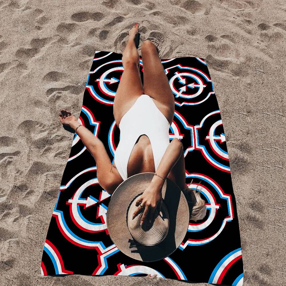 Popular Scp F-Foundation Game Foundation Beach Swimming Towel Soft Absorbent Washcloth Children's Gifts For Travel Camping Gym