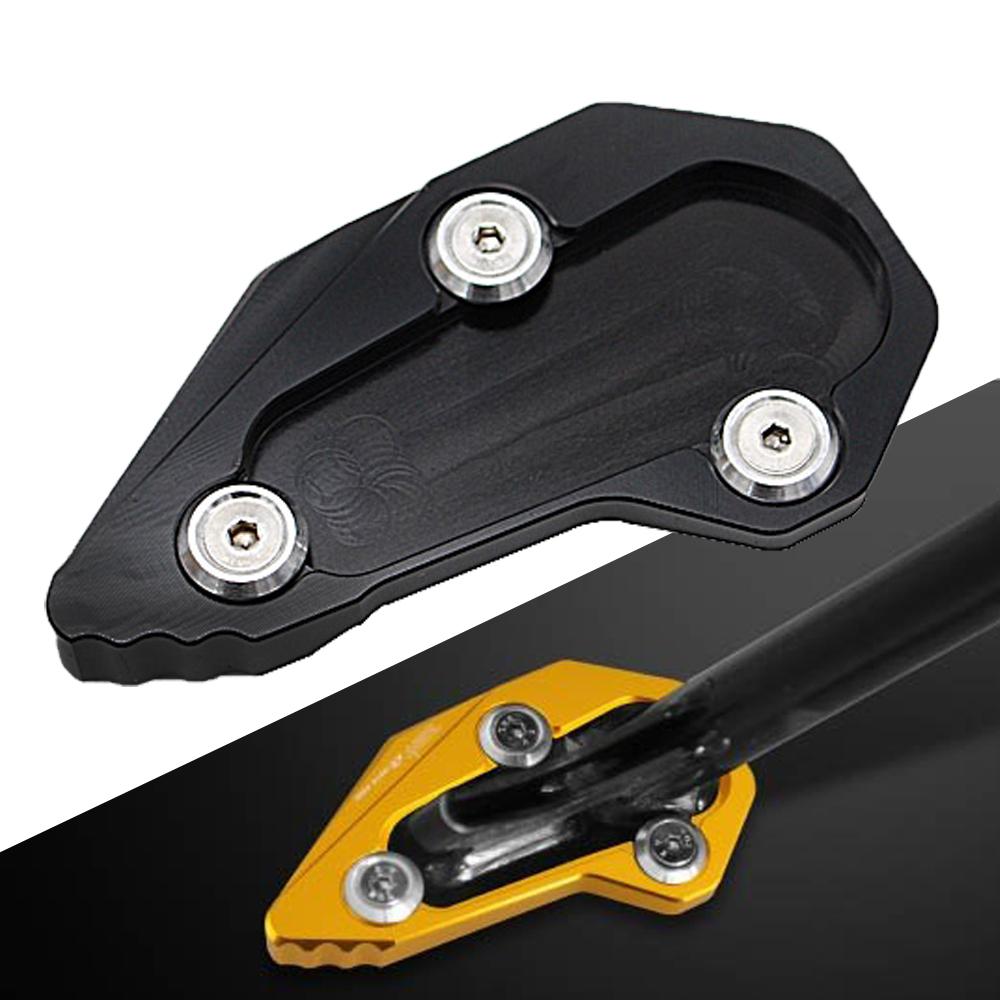 Motorcycle CNC Aluminum Kickstand Foot Side Stand Extension Enlarge Pad Support Plate For BMW R1200RS R1200R