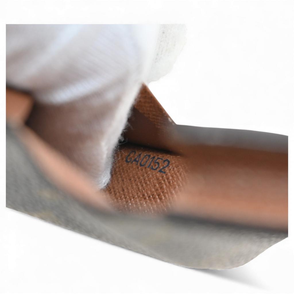 Auth LOUIS VUITTON Monogram Envelope Card Case M63801 lv6924rf Used