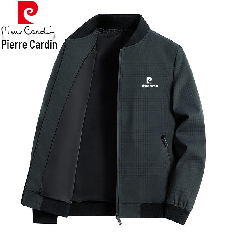 Pierre Cardin Men's Baseball Collar Jacket
