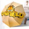 1pc Garfield Cat Automatic Open Umbrella - 8-Rib Compact Foldable Design, Durable Fabric for Casual & Fashion Use021
