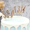 Phyxiul Birthday Number Candles, 0-9, 10-Piece Set, Perfect for Birthdays, Celebrations, Anniversaries, Weddings, Graduations, and More (Champagne Gol