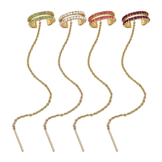 Ohrclips im Hakenstil, feine Verarbeitung, leicht, langlebig, Valentinstag-Ohrschmuck für Dating