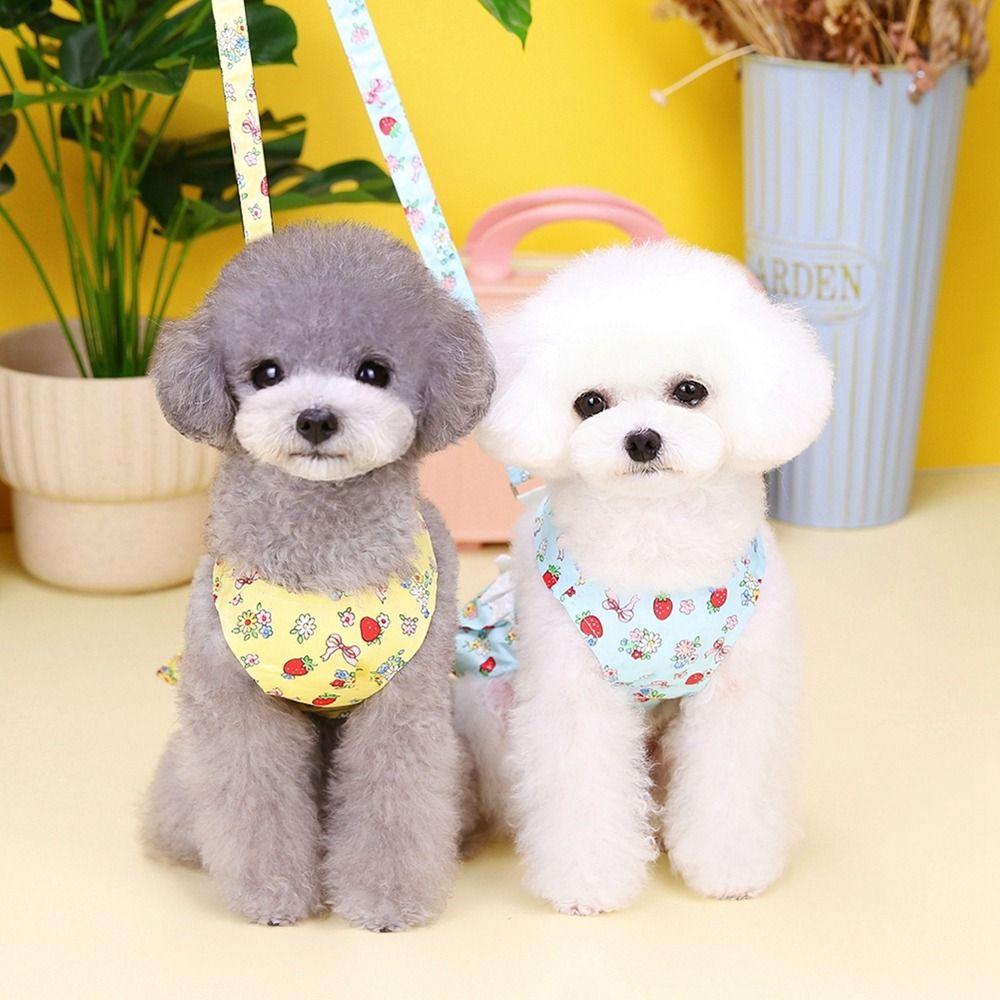 With Traction Buckle Pet Angel Wings Dress Cute Dog Skirt Cat Princess Dress  Universal