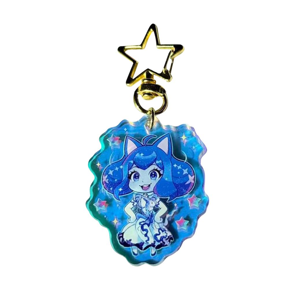 Acrylic Keychain Pendant Student School Bag Cute Decoration Small Gift