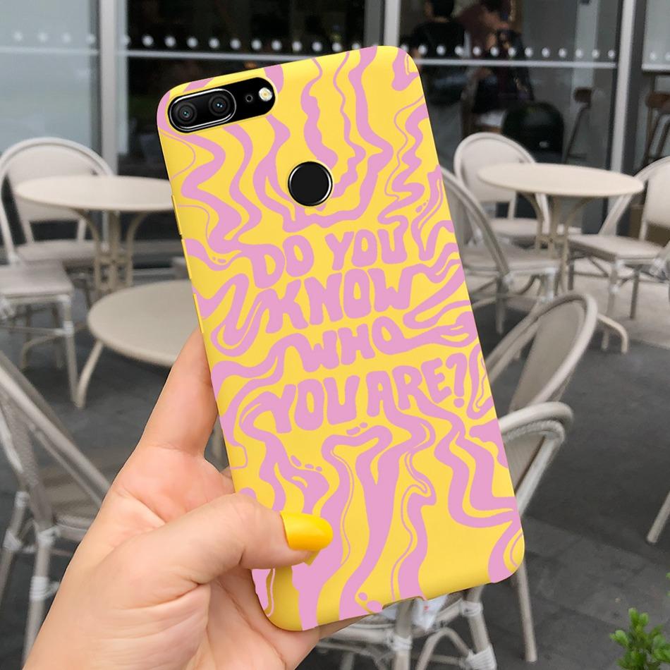 Cute Cartoon Phone Case For Honor 9 Lite LLD-L21 Candy Color Soft Silicone Back Cover For Honor 9 STF-L09 Funda Honor9 9Lite