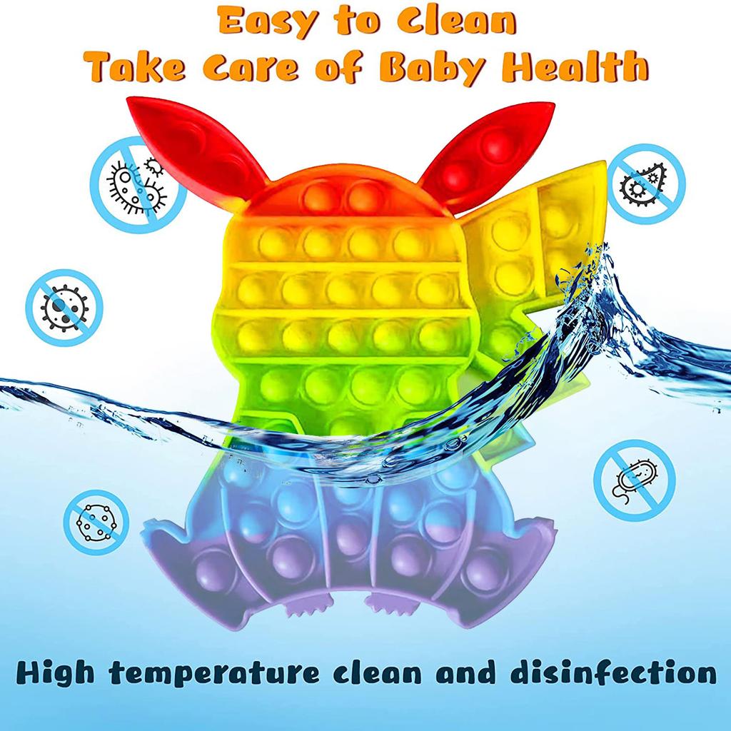 Push Sensory Toys-Stress Silicone Pressure Relieving Toys