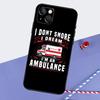 Ambulance Car Phone Case For iPhone 16 Pro Max 12 13 Mini 11 14 15 Pro Max XR 15 16 Plus 16e Back Cover