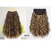 Seamless U-Shaped Water Wave Clip-In Hair Extensions, 6 Clips, 45cm, for Women, Volume Boost, Synthetic Fiber