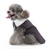 Detachable Bow Tie Dog Tuxedo Outfit Smooth Suit Fabric Cat Formal Costume  Dog Formal Occasion