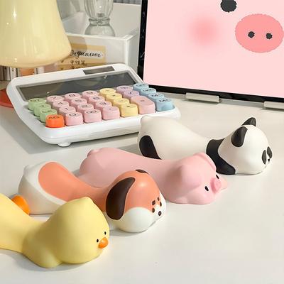 Nová roztomilá podložka pod zápěstí s pandou pro podložku pod myš, počítač, notebook, opěrka rukou na stůl, ergonomická, kawaii, pomalu se zvedající, mačkací hračka, 1 ks