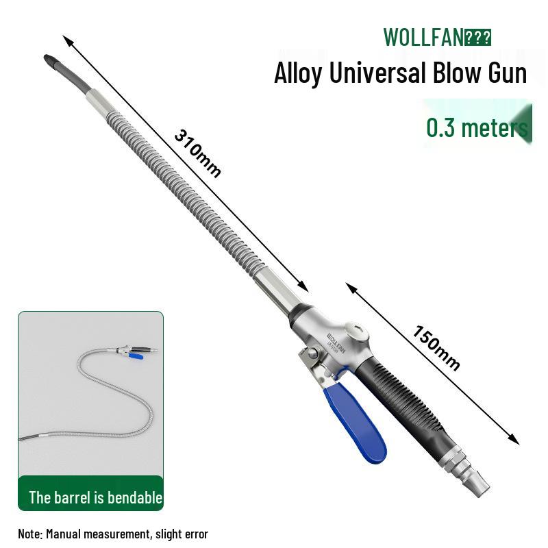 Pneumatic Air Duster Gun with High-Pressure Blow Pipe