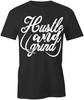 HUSTLE & GRIND TShirt Tee Short-Sleeved Cotton MOTIVATIONAL CLOTHING S1BSA202