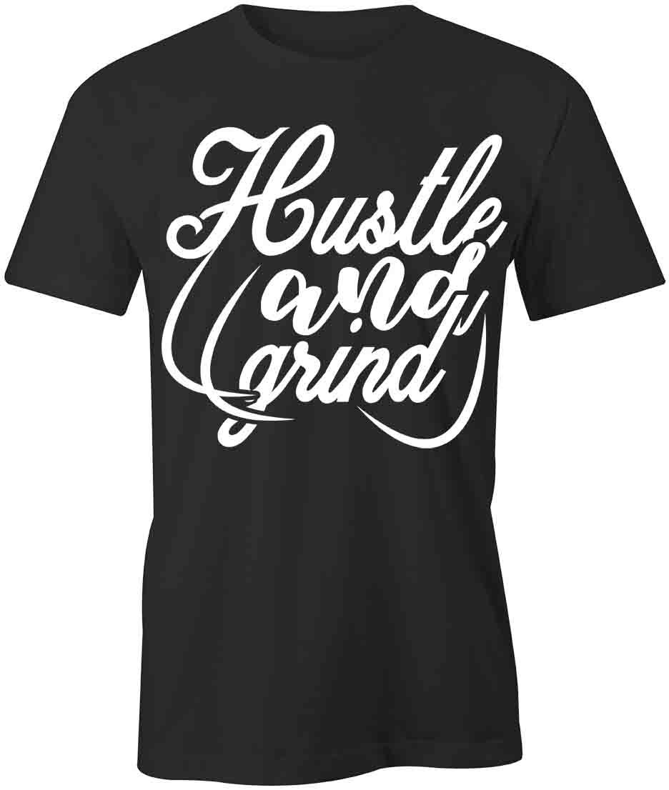 HUSTLE & GRIND TShirt Tee Short-Sleeved Cotton MOTIVATIONAL CLOTHING S1BSA202 XXL