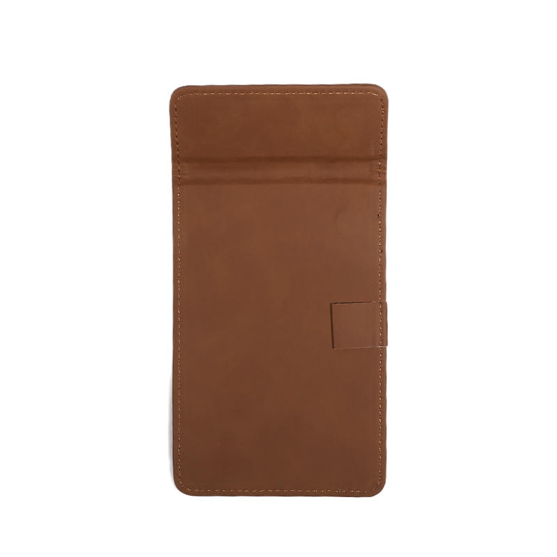 Restaurant Menu Clipboard A6 Writing Pad PU Leather Clipboard Mini Paper Tablet Conference Folder Colorful A6 Bill Clip