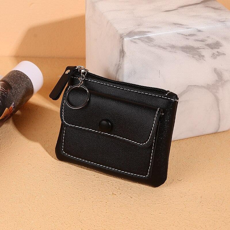 Zipper Girl Money Bags Women Small Coin Purse Bag Wallet Change Purses Children Mini Wallets Leather Key Holder Clutch Pouch