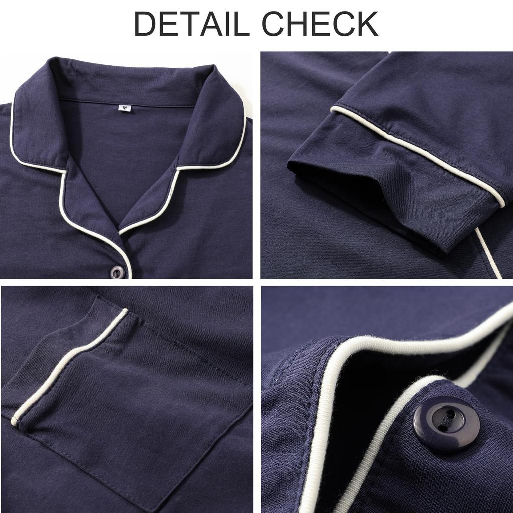 Długa góra i dół przód luźny szpitalny pot delikatny na na jesień i zimę [Bellislove] Piżama damska, bawełna, odzież domowa, rękawy, zestaw,