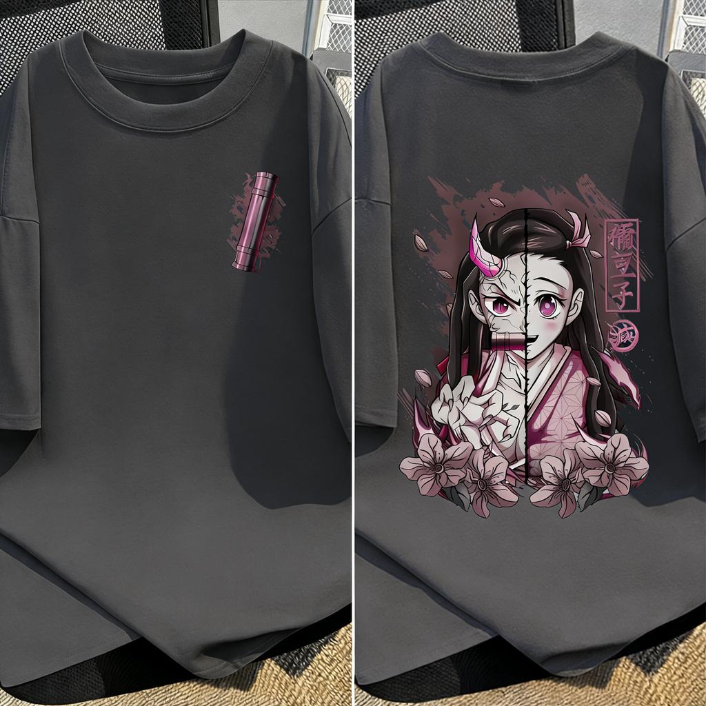 Demon Slayer Anime Printed Unisex Women Tshirt Casual Top Fashion Harajuku Style Street Wear Y2K 2026 New Summer