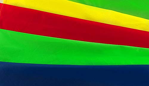 Sutekus Play Parachute Balloons, Colorful, Perfect for Sports Days, Kindergarten, Daycare, 4 Colors, Includes Storage Bag