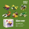 Insect Model Small Particle Building Blocks Spider Scorpion Animal Puzzle Assembly Education Toys for Children Kindergarten Gift