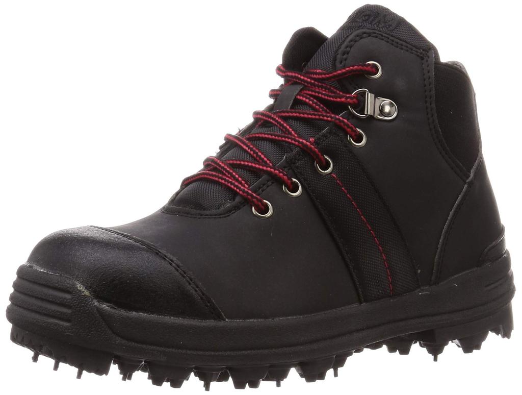 Steel toe cap with steel spike water repellent boots MDM SPIKE 012 BLACK 26cm [Margo] pin,
