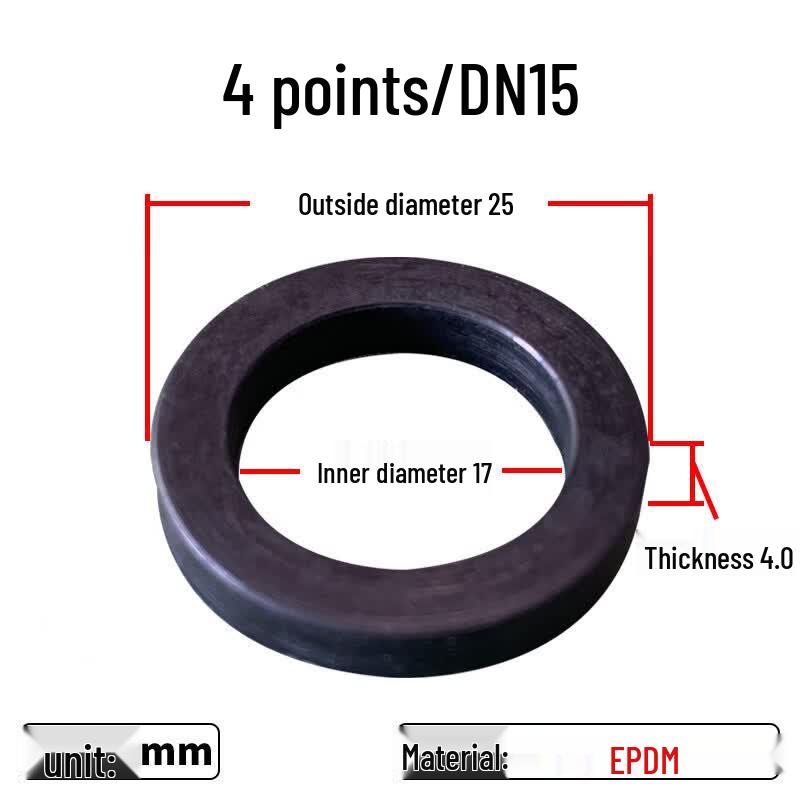 EPDM Rubber Gaskets for Quick Connectors DN15 (1/2 inch)