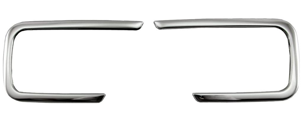 BRIGHTZ Lux 44 45 47 48 Finish Stainless Steel Plated Fog Bezel Mold B44A B45A B47A B48A Ultra-Mirror 2-Piece [FOG-COV-384]