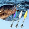 3Pcs Roumant Metal Propeller Fishing Lure for Catching Fish, High-Vibration Spinner Fish Bait