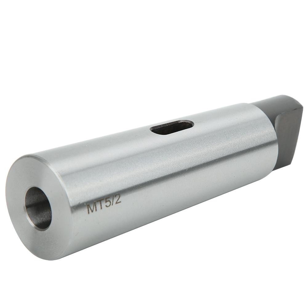 Taper Reducing Adapter Drill Sleeve Silver High Hardness Wear Resistance MT5 To MT2