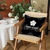 Fashion MMary Quant Cushion Cover Silky Short Plush Invisible Zipper Dustproof Sofa Pillow Case for Home Decor