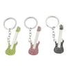 Sparkling Rhinestone Guitar Keychain - Creative Metal Car Keyring & Concert Gift Pendant