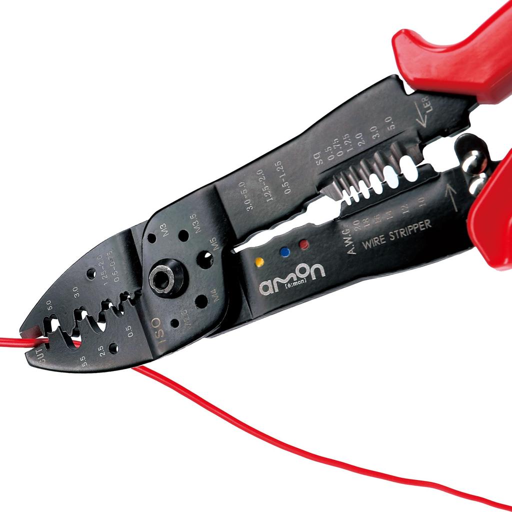 Amon Electrical 255mm in for connecting and branching wiring tapping power for and installing and wiring electrical Pliers, approx. length, cords,