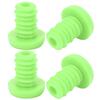 ZTTO Bike Handlebar Grips Bar Ends Screw Plugs Polyester Rubber Bicycle Cycling AccessoryGreen