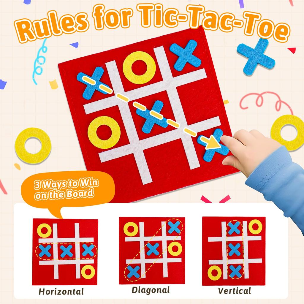 10-40Pcs Tic Tac Toe Strategic Board Game For Kids, Birthday Party Favors Bulk For Kids Goodie Treat Bag Christmas Stockin