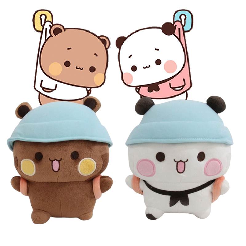 Yier Panda Emoticon Plush Toy Doll Cartoon Animal Comfortable Soft Cotton Pp