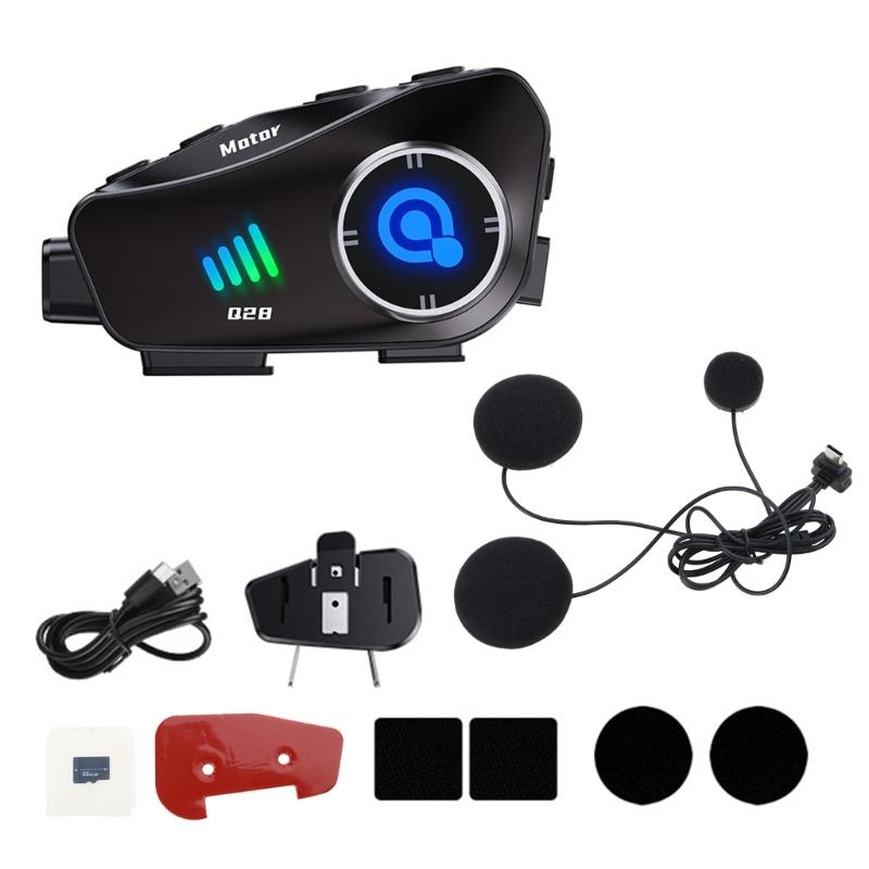 

360 Degree Helmets Camera 120° Wide Angle Video Recording Bluetooth-compatible Headset Intercom Call Headset Waterproof