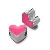 5 pezzi/Lotto Perline CCB Colorate a Forma di Cuore con Foro Grande Distanziatori Perline Sfuse per Braccialetti Collane Accessori per la Creazione di Gioielli