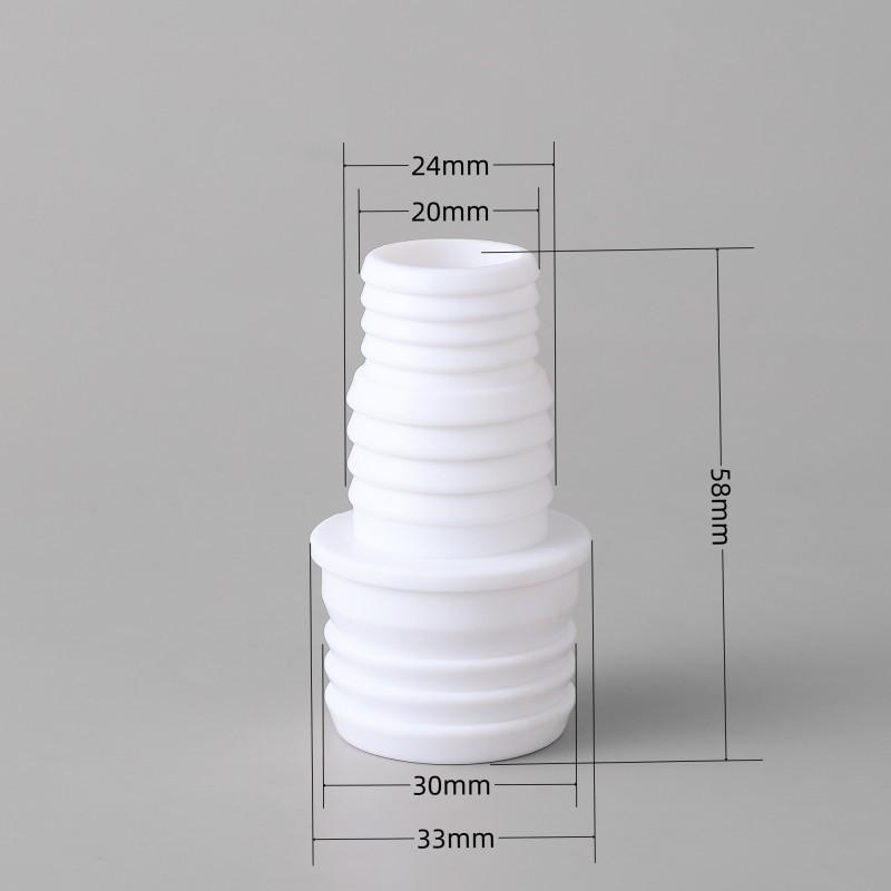 New Washing Machine Drain Hose Extension Adapter | 25mm/30mm Diameter Connector, Plastic Material