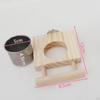 Bird Feeder Cup with Wooden Platform Easy To Install Durable Hanging Feeders Birdseed And Water