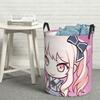 Laundry Collector Mizuki Akiyama Chib Foldable Laundry Basket Large Storage Baby Washing Basket Home Organizer