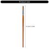 Long Handle Artist Paintbrush for Large Canvas Painting Wooden Grip Professional Nylon Bristles Multi Head Avaliable