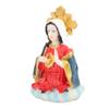 Jungfrau Maria Büste Statue 5 Zoll Harz Exquisit gefertigt Tischplatte Herz Mariens Figur