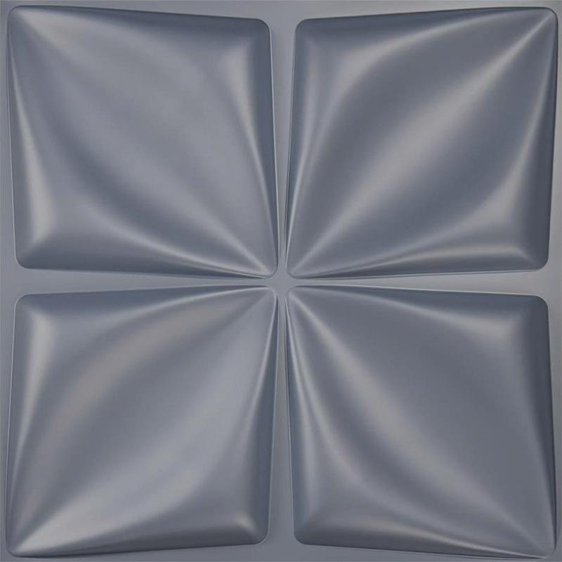 12 Pannelli Murali 3D Goffrati PVC Spessore 0,8 cm per Decorazione Parete di Sfondo Casa Hotel