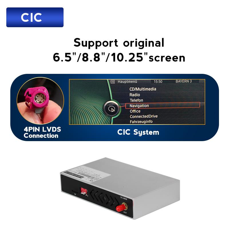 Wireless CarPlay Android Auto Interface Decoder Box For BMW 6 Series F06 F12 640D 2011-2017 CIC NBT Mirror Link AirPlay Voice BT
